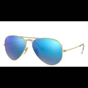 Ray-Ban Polarized Classic Aviators *w/ case* blue